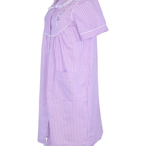 House Dresses for Women with Pockets - Lightweight Breathable Short Sleeve Comfy - Picture 3 of 4